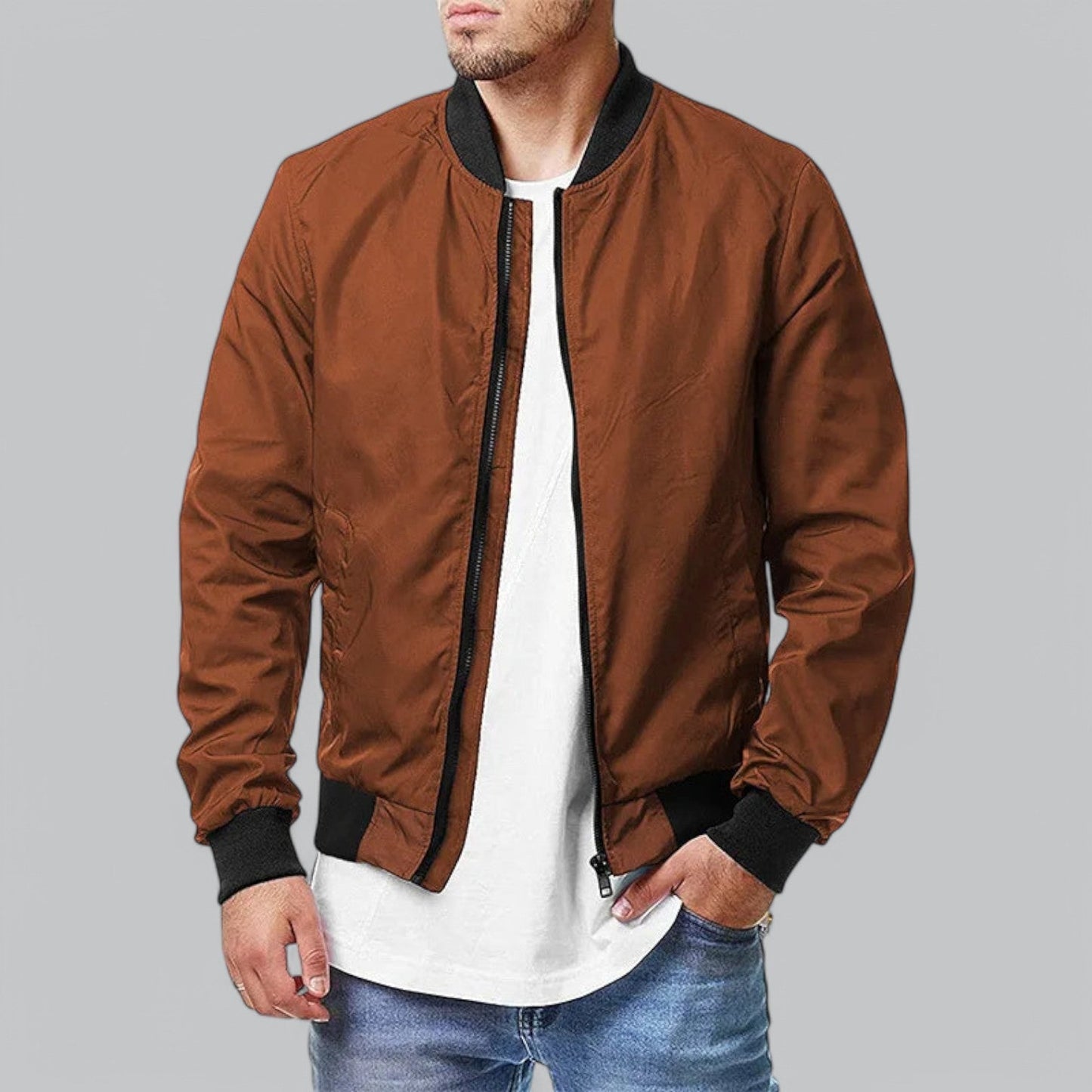 Heren - Bomberjack - Korte Pasvorm - Moderne Stijl - Krachtige Look
