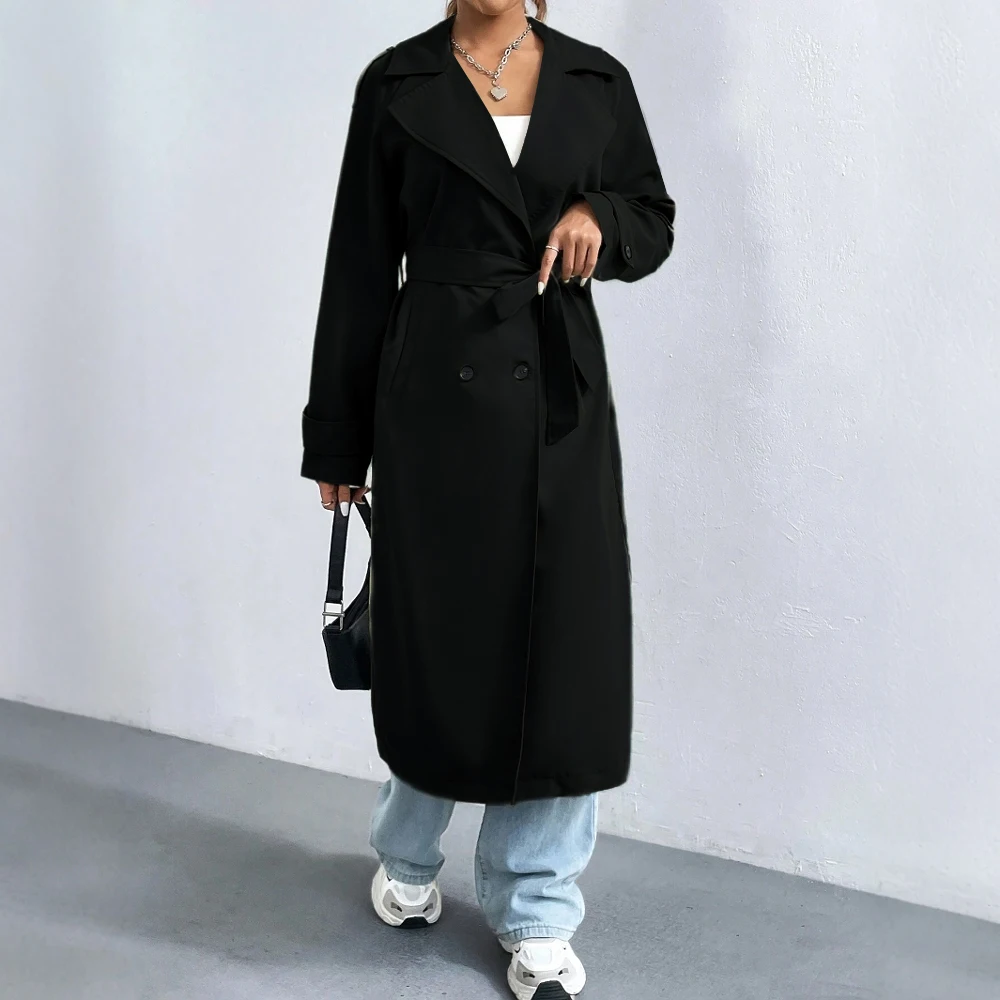 Trenchcoat - Dames - Dubbele Knopen - Chique Jassen - Elara