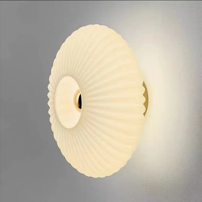 WAVEGLOW - Glas wandlamp met golvende lichtpatronen