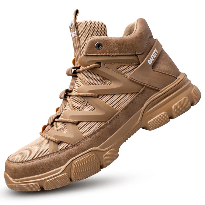 SafeStride - Lichte veiligheidsschoenen met stalen neus en ademend design – AEROGUARD FLEX Veiligheidsschoenen met Stalen Neus