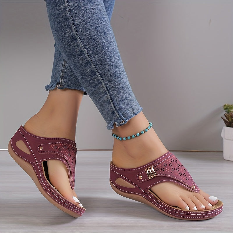 Vrouwen - Platform Sandalen - Orthopedische Slip-On - Comfortabele Stijl - ELEVATE