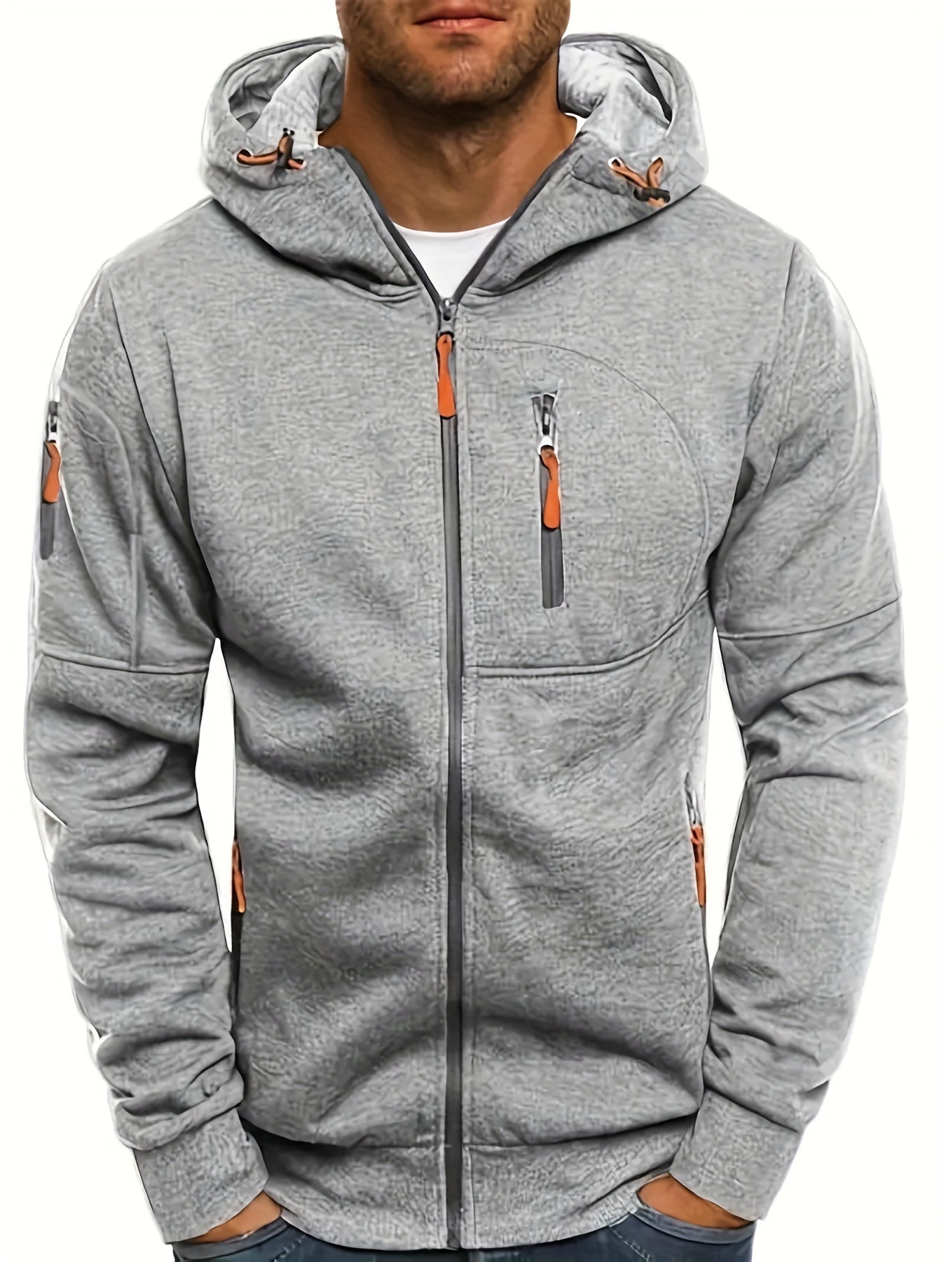 Hoodie - Heren - Met Rits - Hoodie Rits - Capuchon Verstelbaar