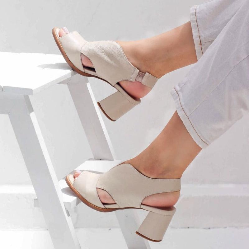 Trendy dames sandalen met cut-out design en open hiel – ZAYLA BREEZE