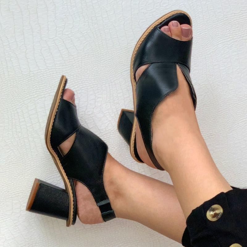 Trendy dames sandalen met cut-out design en open hiel – ZAYLA BREEZE