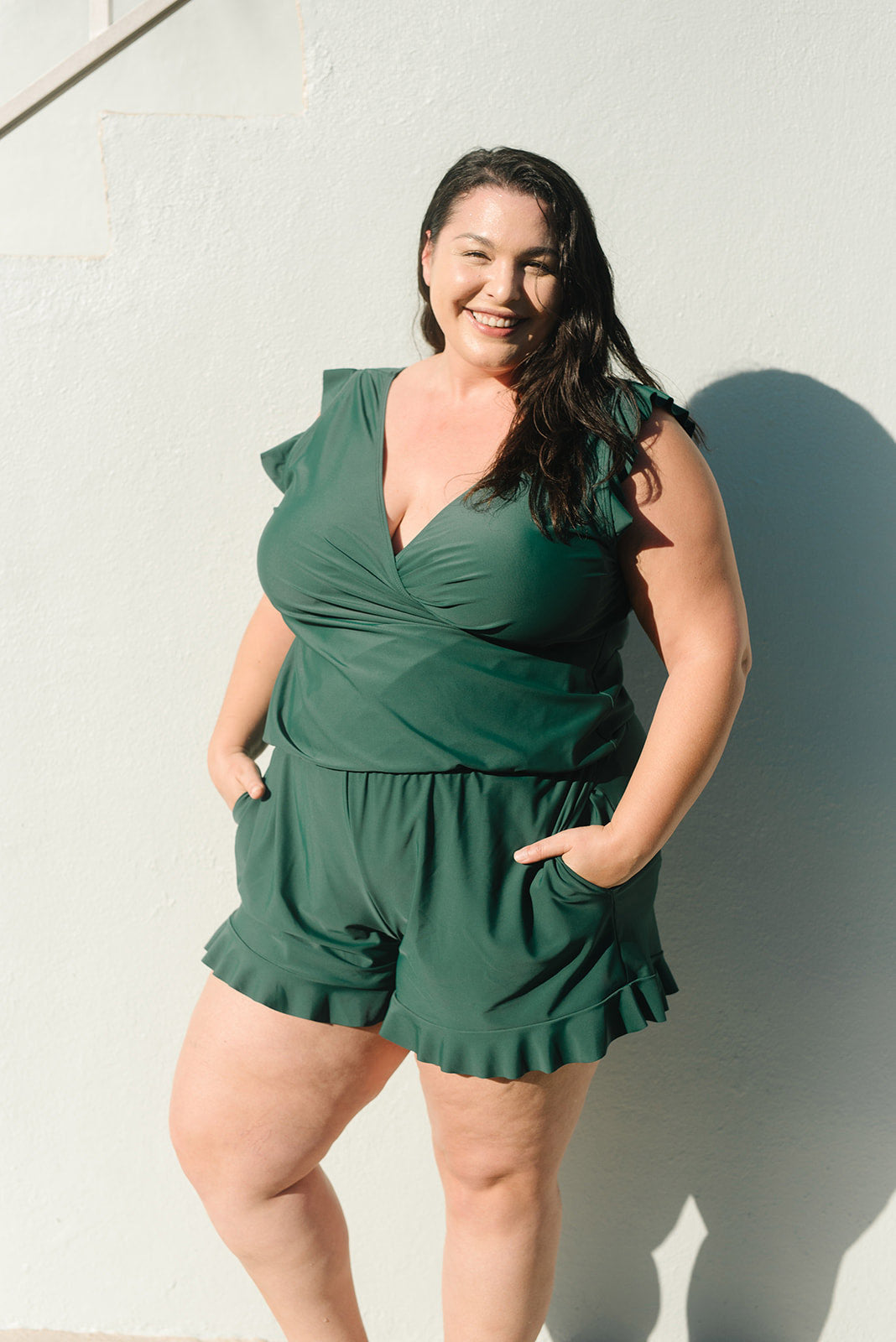Dames - Badpak Romper - Ingebouwde BH - Stijlvolle Zwemmode - ELEGANTE ZOMER