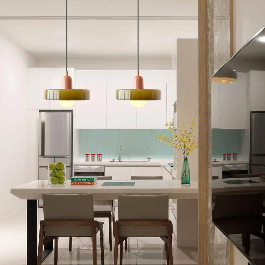 NORDLITE - Scandinavische glazen plafondhanglamp