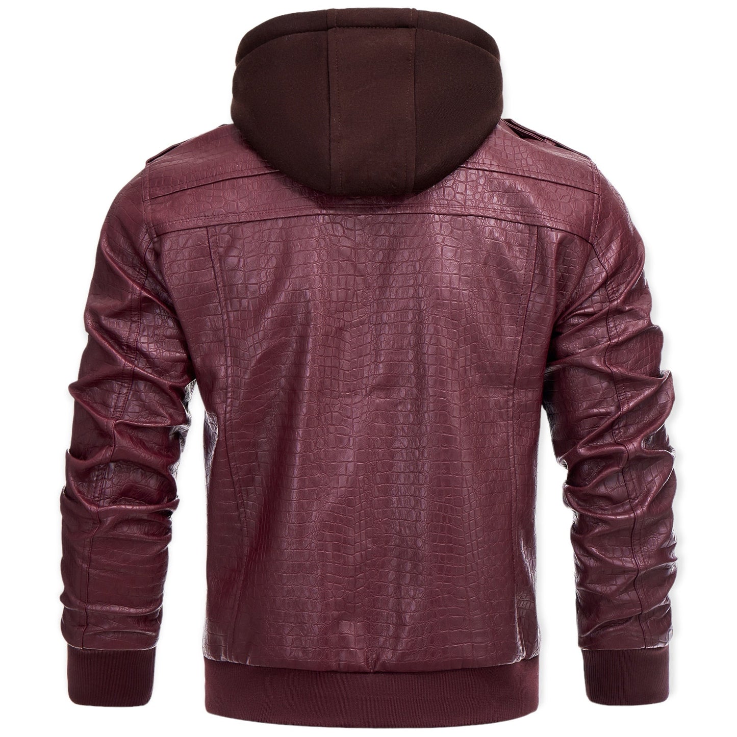 BLAZE – Leren herenjack met capuchon voor een stoere en veelzijdige look