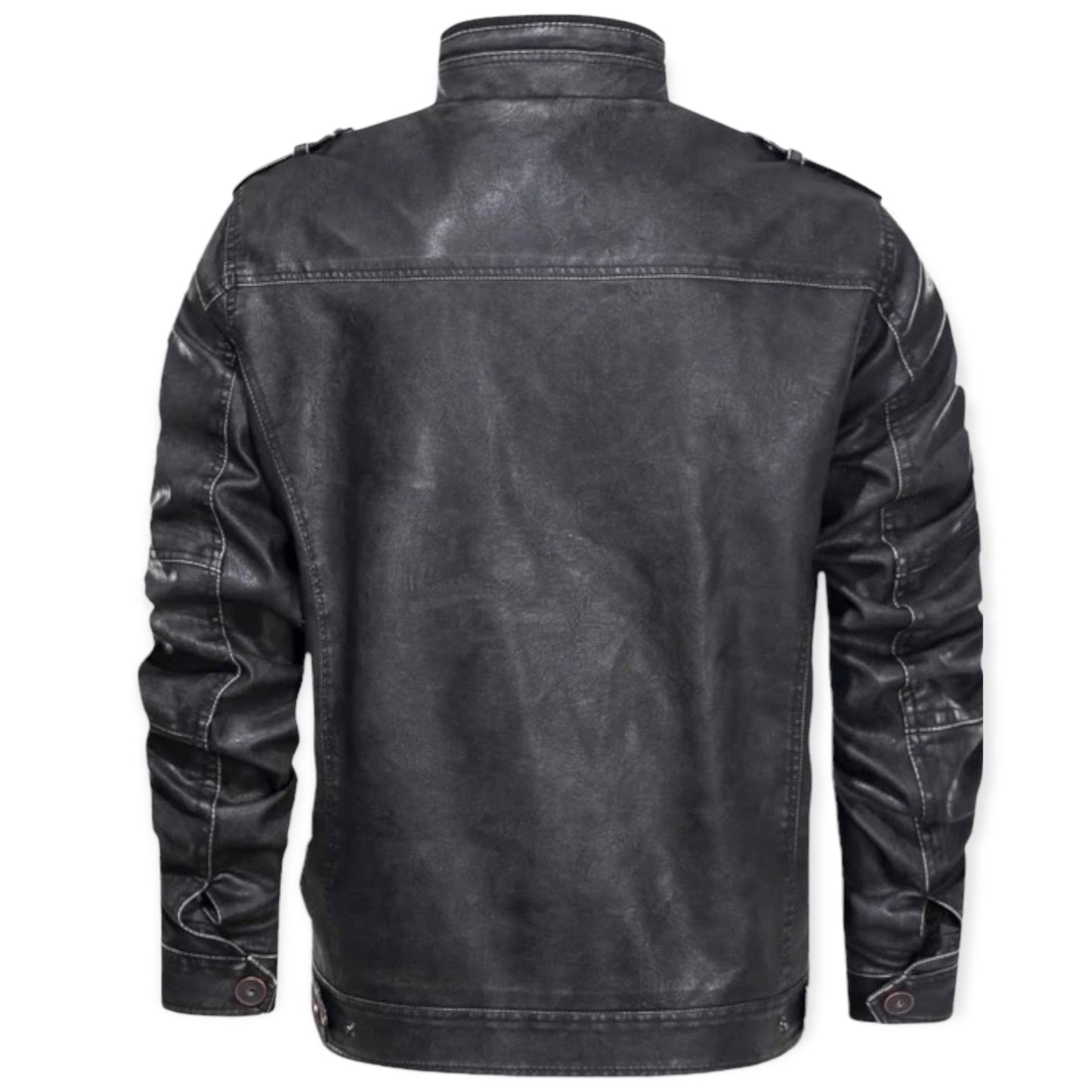 RAPHAEL – Leren jack met ritssluiting voor een stoere en tijdloze look