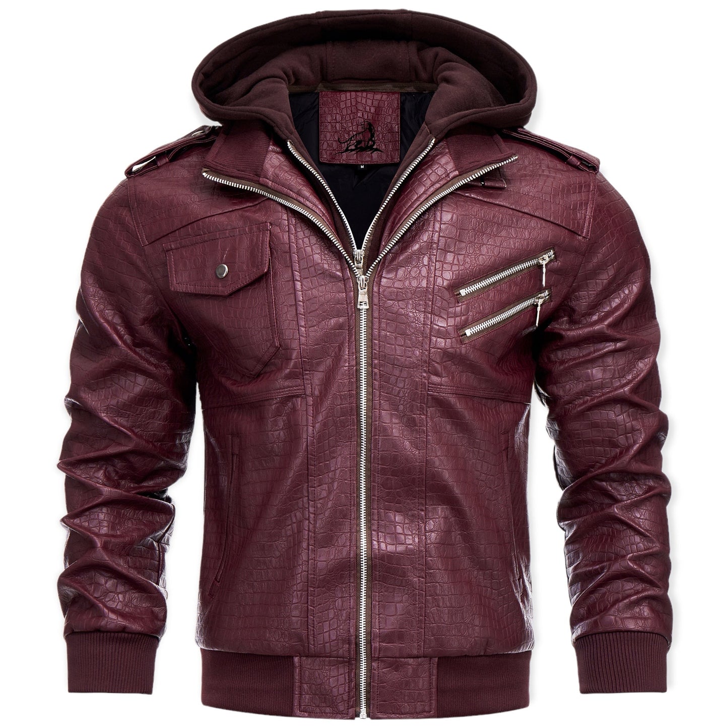 BLAZE – Leren herenjack met capuchon voor een stoere en veelzijdige look