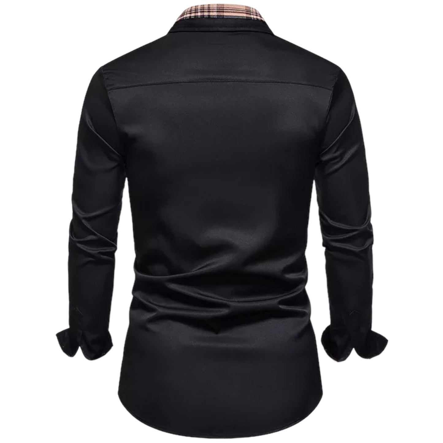 RENO - Slim fit overhemd met stijlvolle ruitaccenten
