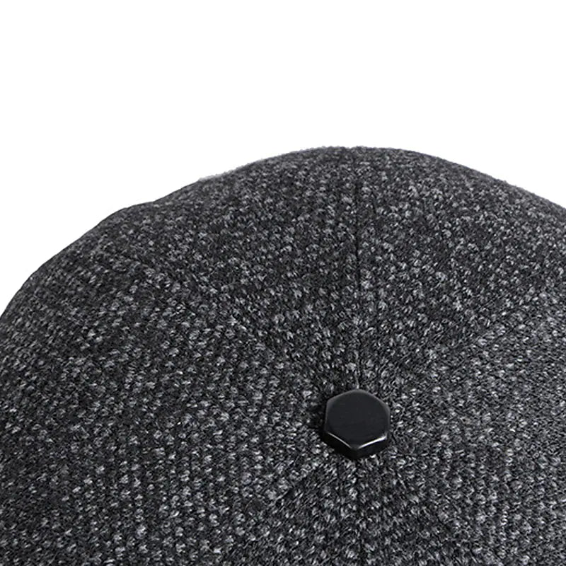 CLAUDE - Vintage tweed platte pet met tijdloze charme