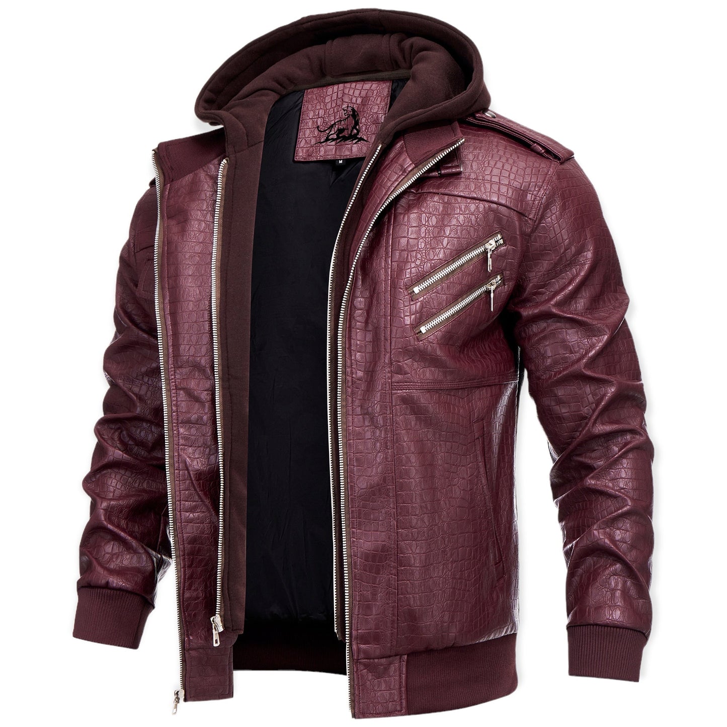 BLAZE – Leren herenjack met capuchon voor een stoere en veelzijdige look