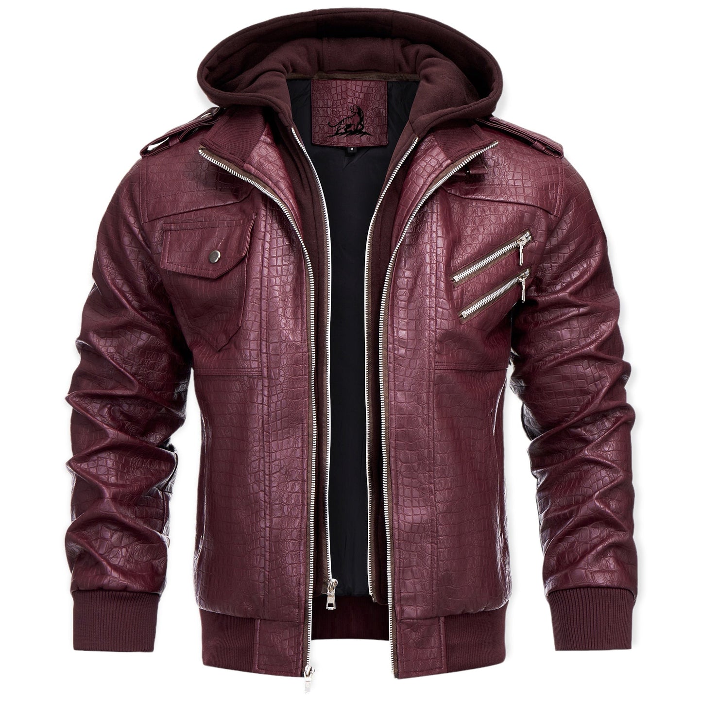 BLAZE – Leren herenjack met capuchon voor een stoere en veelzijdige look