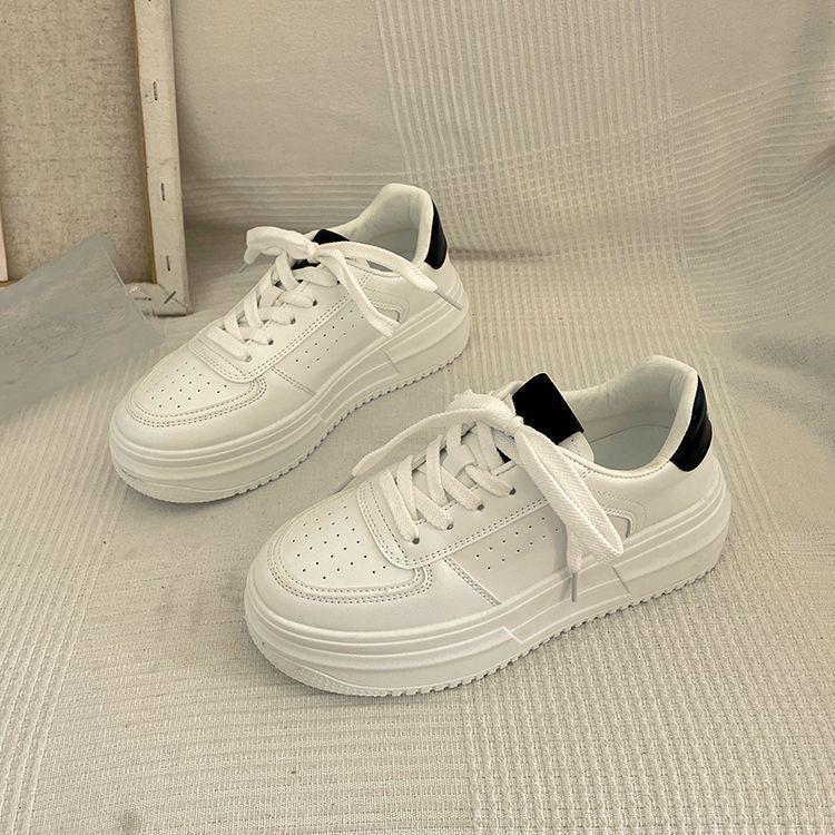 Casual Schoenen - Vrouwen - Dikke Zool - Witte Schoenen - NOVA