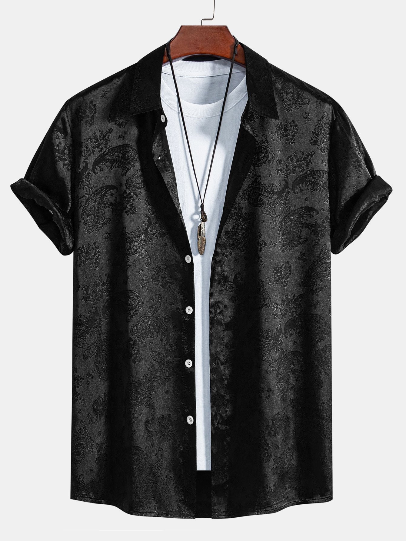 Heren - Casual Overhemd - Relaxte Fit - Subtiele Structuur - NONCHALANTE EDGE