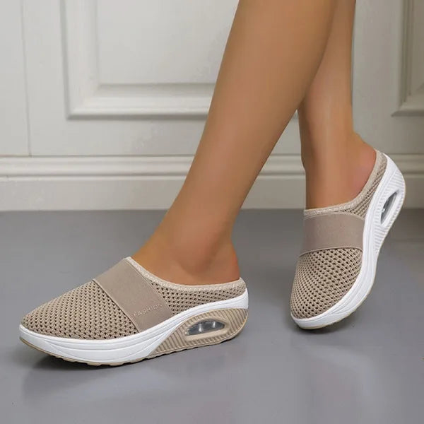 Vrouwen - Slip-On Wandelschoenen - Ademend Mesh - Orthopedische Sneakers - Comfortabel Stappers