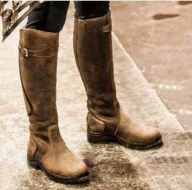 Kniehoge Laarzen - Dames - Ergonomisch - Retro Laarzen - LUM