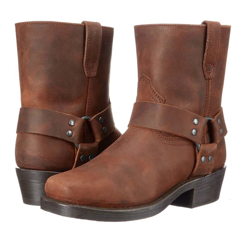 Laarzen - Men - Leer - Cowboy Laarzen - Lage Laarzen