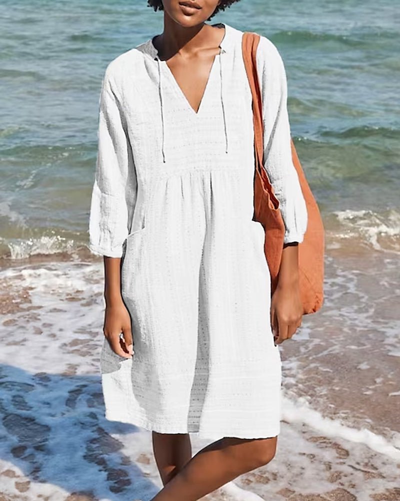 Dames - Strandjurk - Lichtgewicht Ademend Stof - Zomermode - IDEALE JURK
