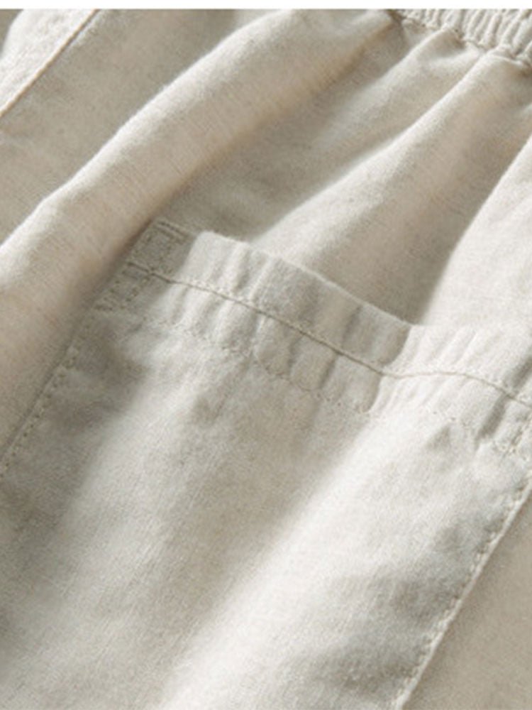 Mannen - Zomerse Shirt en Broek Set - Lichte Stoffen - Ideaal voor Warm Weer