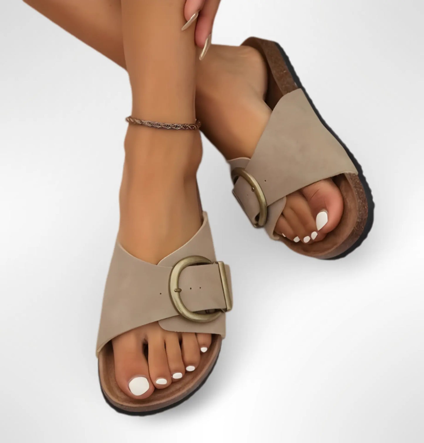 Stijlvolle orthopedische dames sandalen met verstelbare bandjes – SERENA FLEX