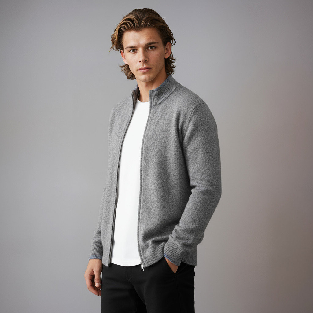 Heren Vest - Heren - Rits - Heren Vest Met Rits - VESTA