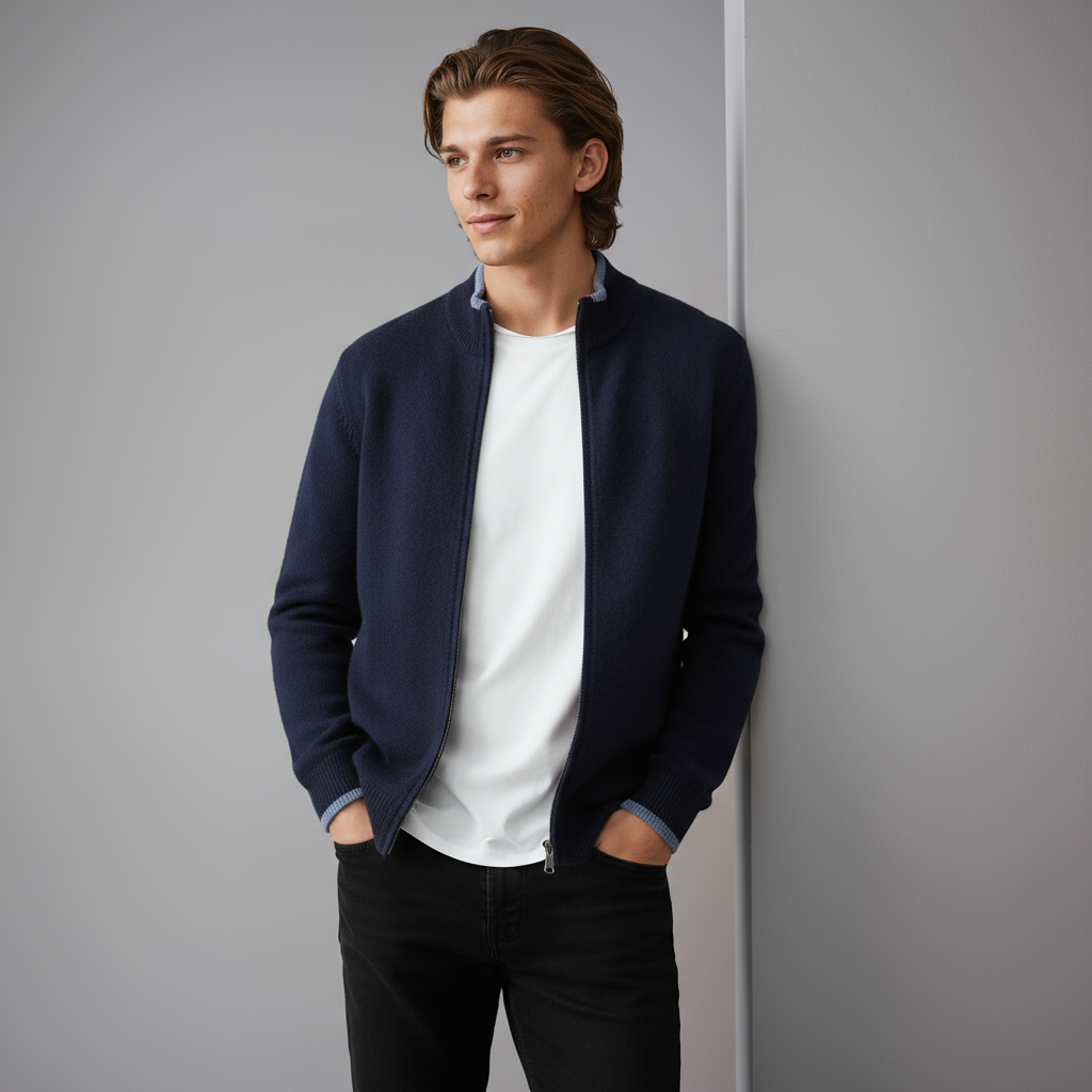 Heren Vest - Heren - Rits - Heren Vest Met Rits - VESTA