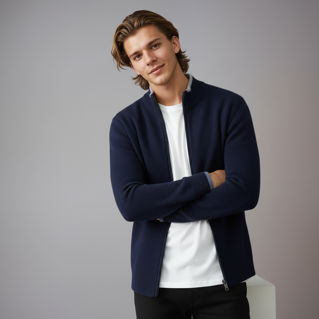 Heren Vest - Heren - Rits - Heren Vest Met Rits - VESTA