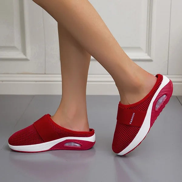 Vrouwen - Slip-On Wandelschoenen - Ademend Mesh - Orthopedische Sneakers - Comfortabel Stappers