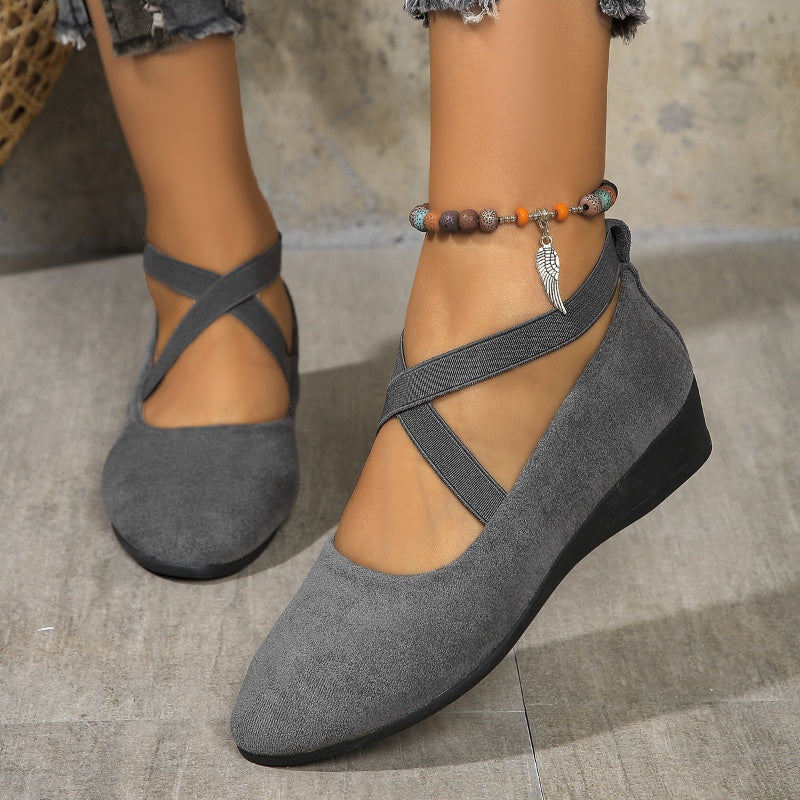 Vrouwen - Platte Balletschoenen - Elegant en Comfortabel - Slip-On - ELEGANTE STAP