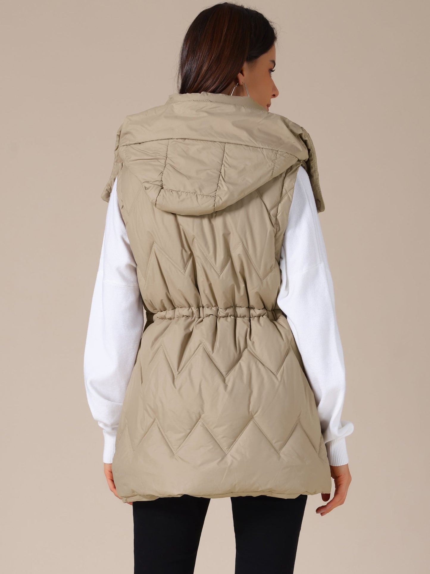 Bodywarmer - Dames - Lang Capuchon - Winter - Lira