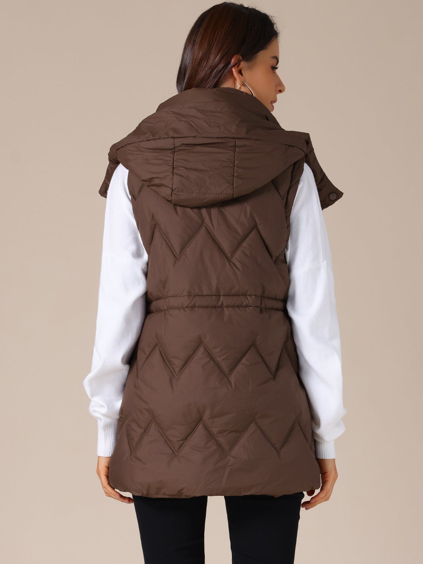 Bodywarmer - Dames - Lang Capuchon - Winter - Lira