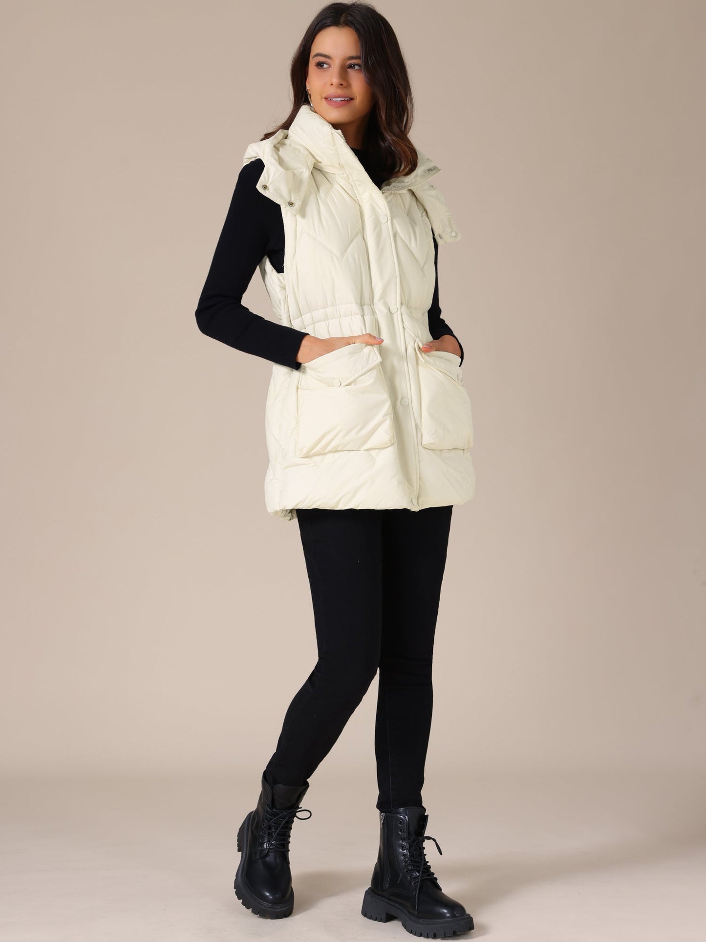 Bodywarmer - Dames - Lang Capuchon - Winter - Lira