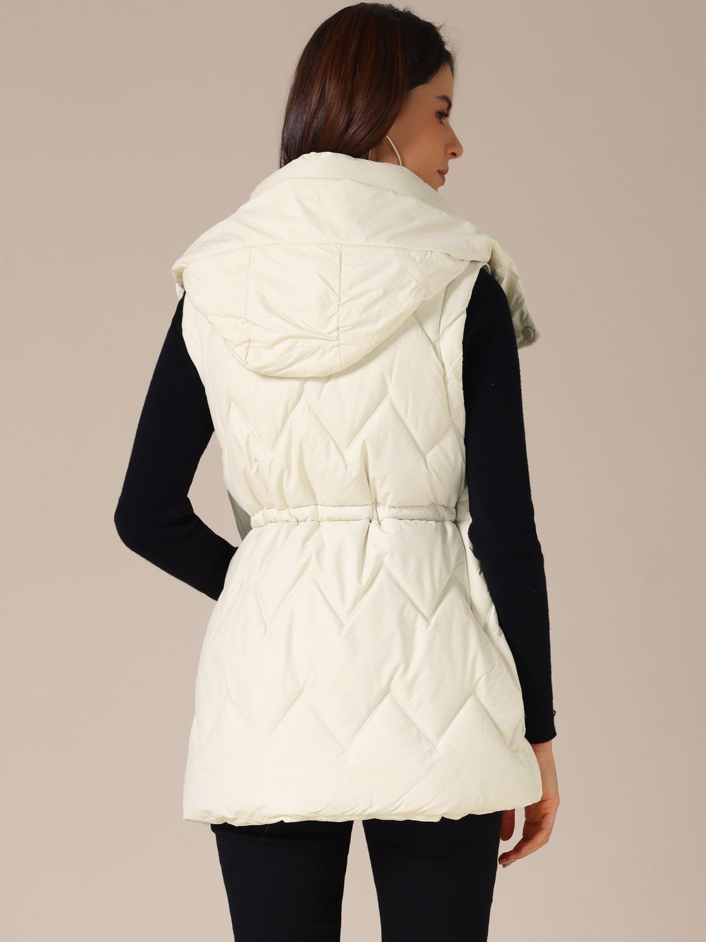 Bodywarmer - Dames - Lang Capuchon - Winter - Lira