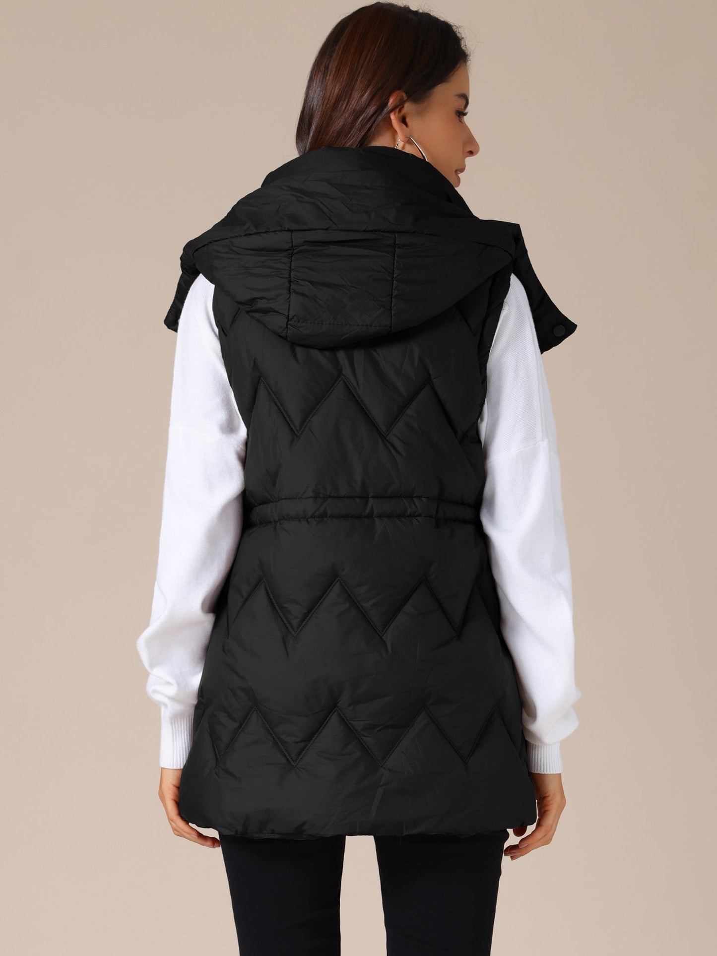 Bodywarmer - Dames - Lang Capuchon - Winter - Lira
