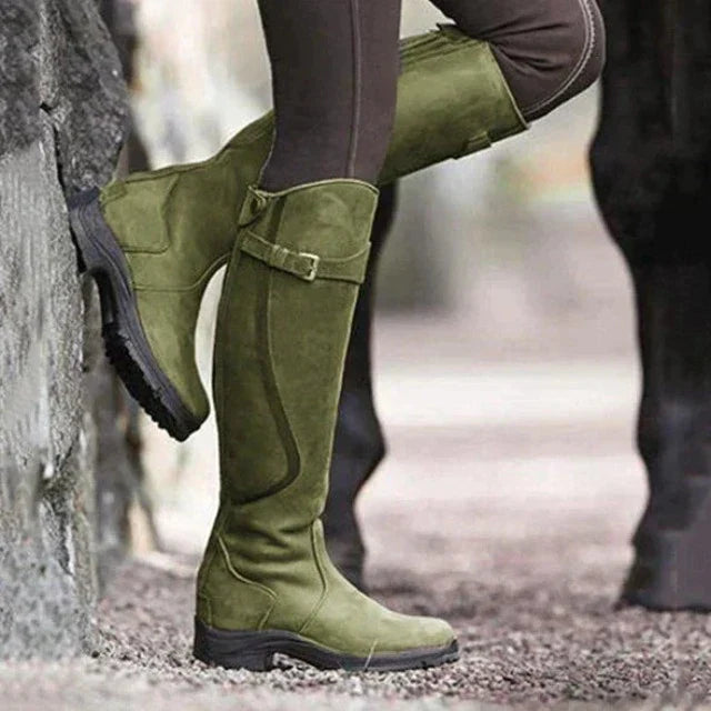 Kniehoge Laarzen - Dames - Ergonomisch - Retro Laarzen - LUM
