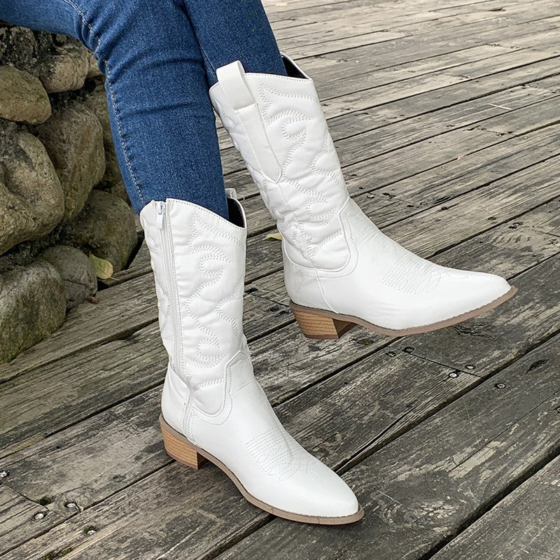 Cowboylaarzen - Vrouwen - Metaal - Cowboylaarzen - CARINA