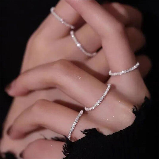 Minimalistische Damesringen Set met Verfijnd Ontwerp voor Elegante Styling – DAPHNE GLANS
