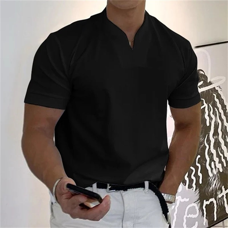 Heren - Slim Casual T-shirt - Ademend Materiaal - Businesswear - MODERN UITSTRALING