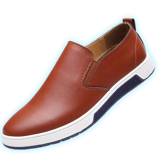 Heren - Casual Leren Schoenen - Comfortabele Zachte Zool - Stijlvolle Loafers - WINSOR EDGE