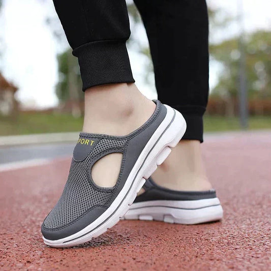 Dames - Orthopedische Slip-On Slippers - Ademend Mesh Geheugenschuim - Comfortabele Slippers - Voetgezondheid Slippers