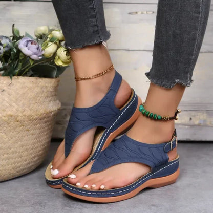 Leren Sandalen - Vrouwen - Mode Ontwerp - Zomer Schoeisel - MARTINE
