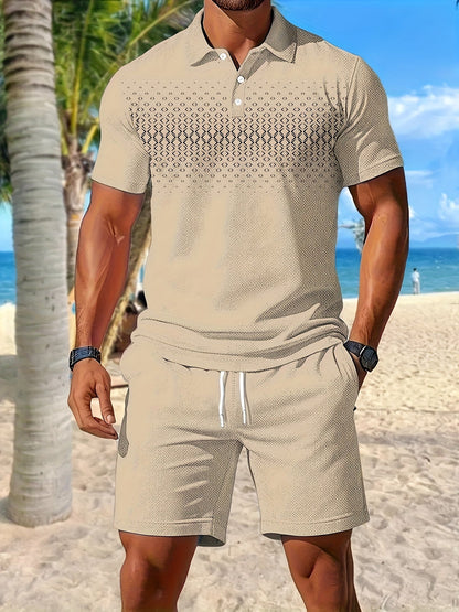 Heren - 2-delige Zomersportset - Sneldrogende Meshstof - Actieve Kleding - ZOMERSET COMFORT