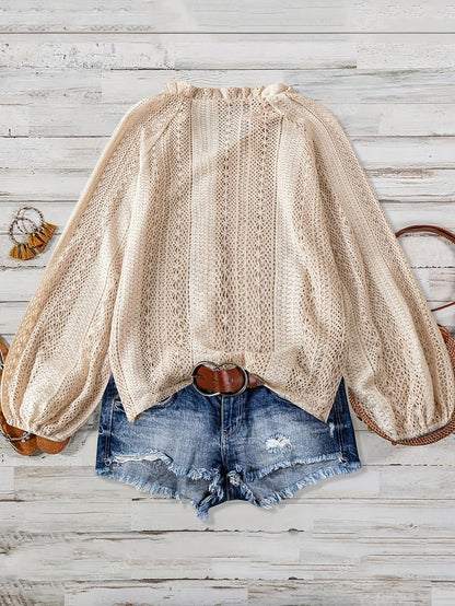 Dames - Elegante Blouse - Zacht Polyester - Veelzijdige Stijl - AMELIA CLASSIC