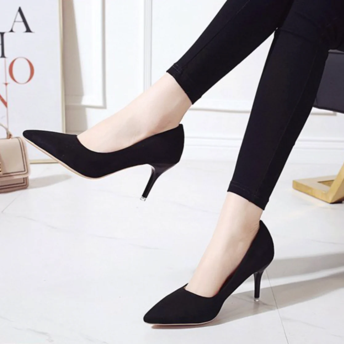 Pumps - Vrouwen - Hoge Hak - Panterprint - Elegante Pumps