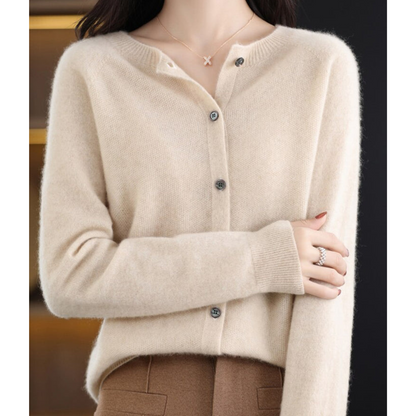 Vest - Dames - Merino Kasjmier - Kasjmier Cardigan - Luxe