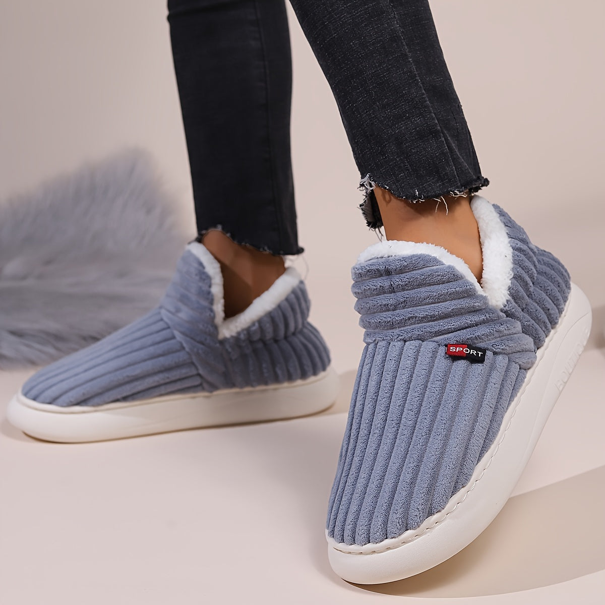 Slippers - Dames - Fleece - Winter Sloffen - Knuffel Sloffen