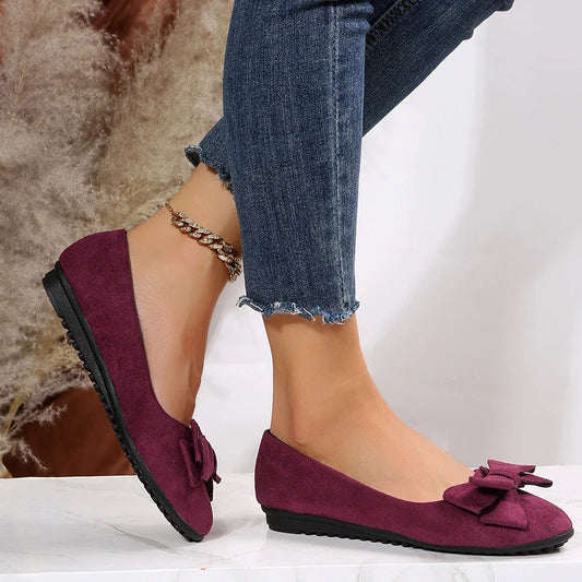 Ballerina Schoen - Dames - Zacht Leder - Elegante Stijl - CHARME DETAIL