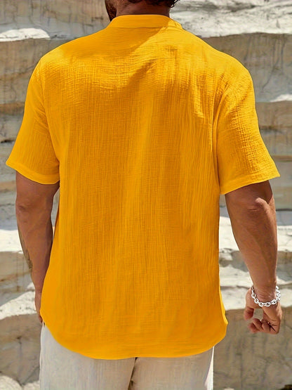 Heren - Casual Katoenen Hemd - Ademend Materiaal - Zomer Strandkleding - ARTUR CLASSIC