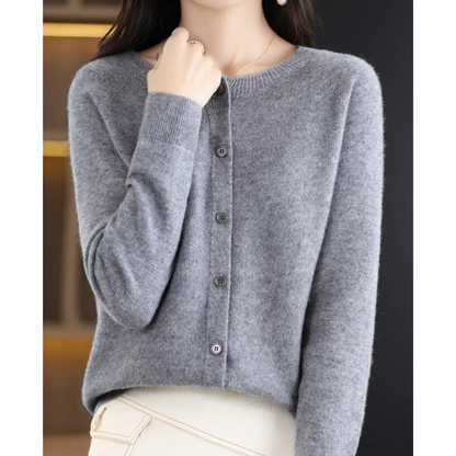 Vest - Dames - Merino Kasjmier - Kasjmier Cardigan - Luxe